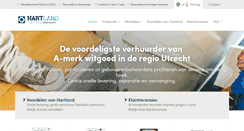 Desktop Screenshot of hartland.nl